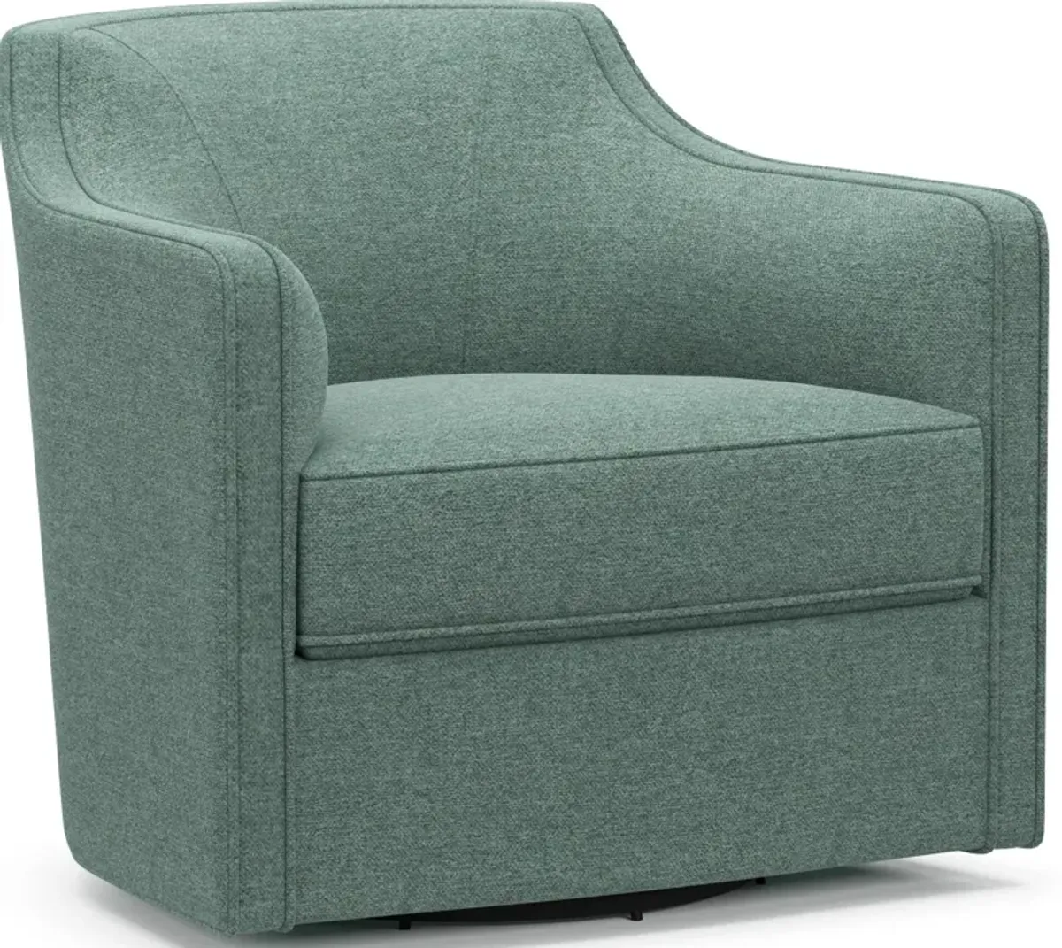 Tegan Accent Swivel Chair - Bridger Jade