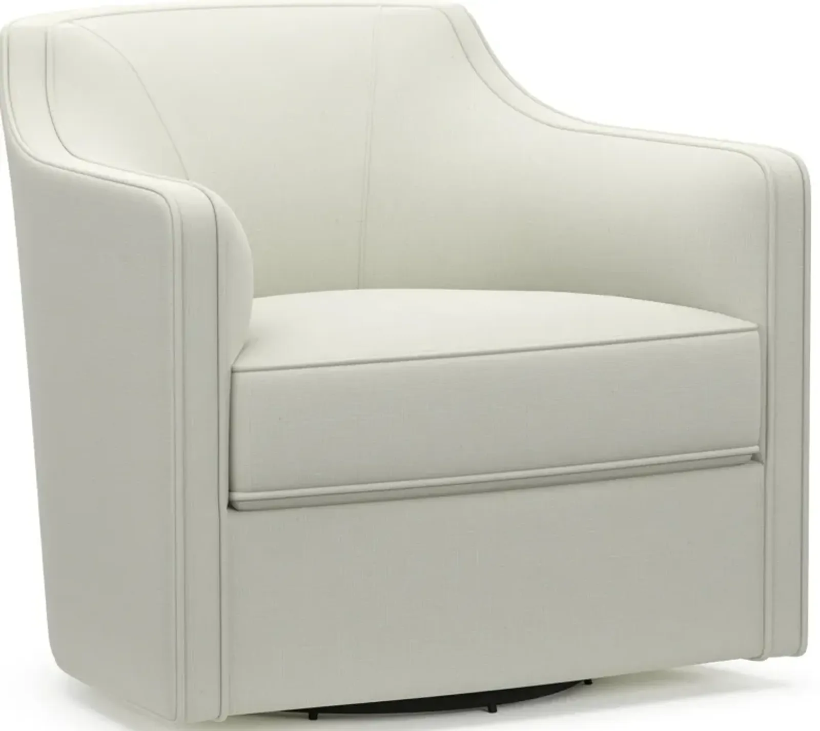 Tegan Accent Swivel Chair - Liv Arctic