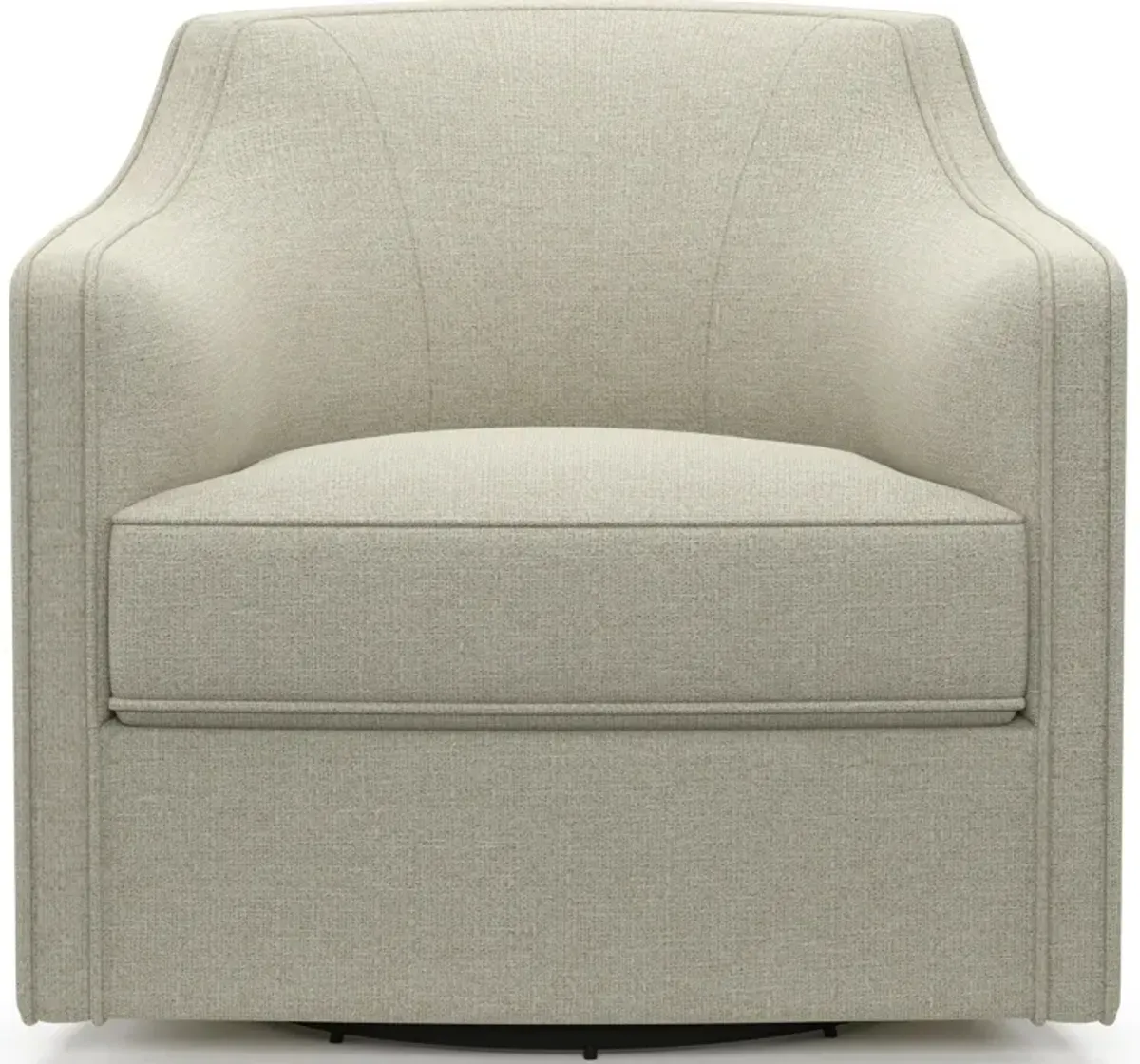 Tegan Accent Swivel Chair - Liv Dove