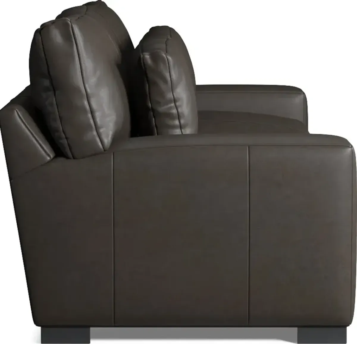 Winston Leather Hybrid Comfort Sofa - Bruno Storm