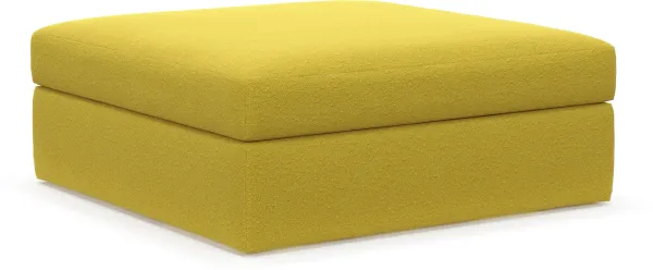 Collin Foam Comfort Ottoman - Bloke Goldenrod