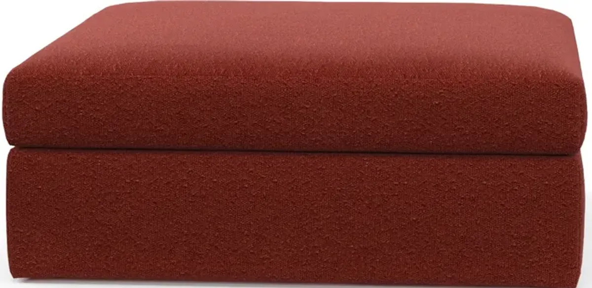 Collin Hybrid Comfort Ottoman - Bloke Brick