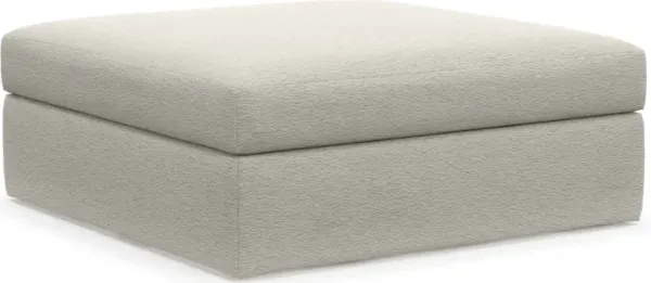 Collin Hybrid Comfort Ottoman - Everton Grey