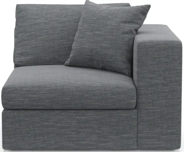 Collin Foam Comfort Right-Facing Chair - Dudley Indigo