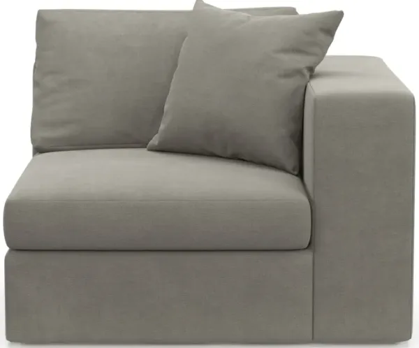 Collin Foam Comfort Right-Facing Chair - Abington Fog