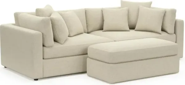 Sasha Foam Comfort Sectional - Bridger Shell