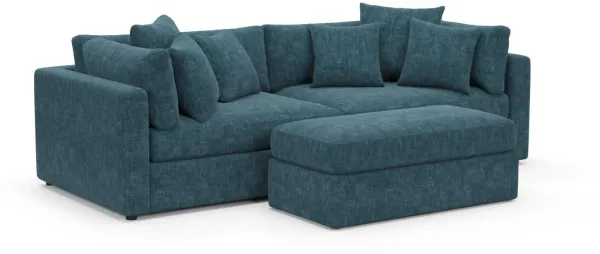 Sasha Foam Comfort Sectional - Argo Tropic