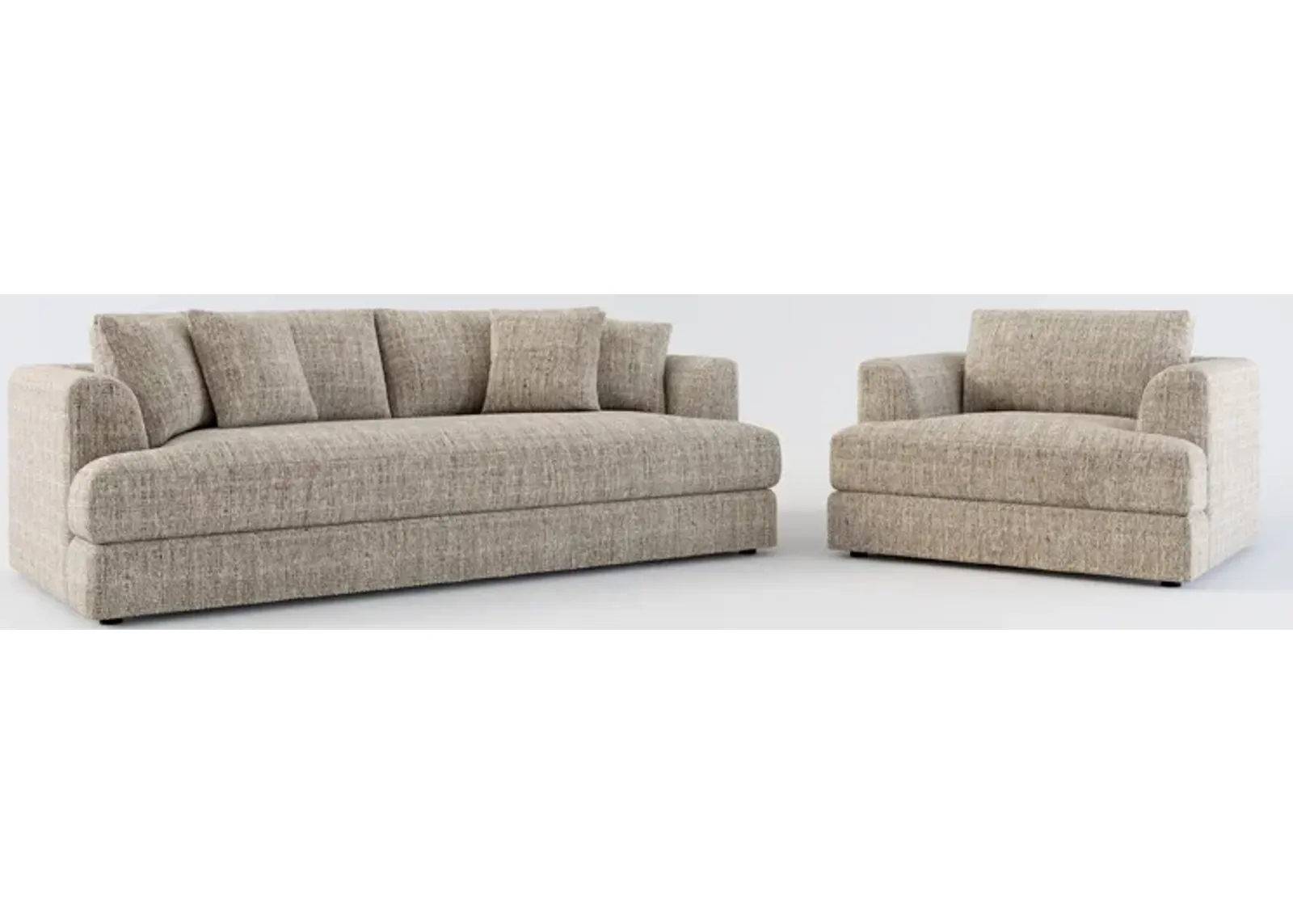 Ridley Foam Comfort Sofa and Chair Set - Mason Flint