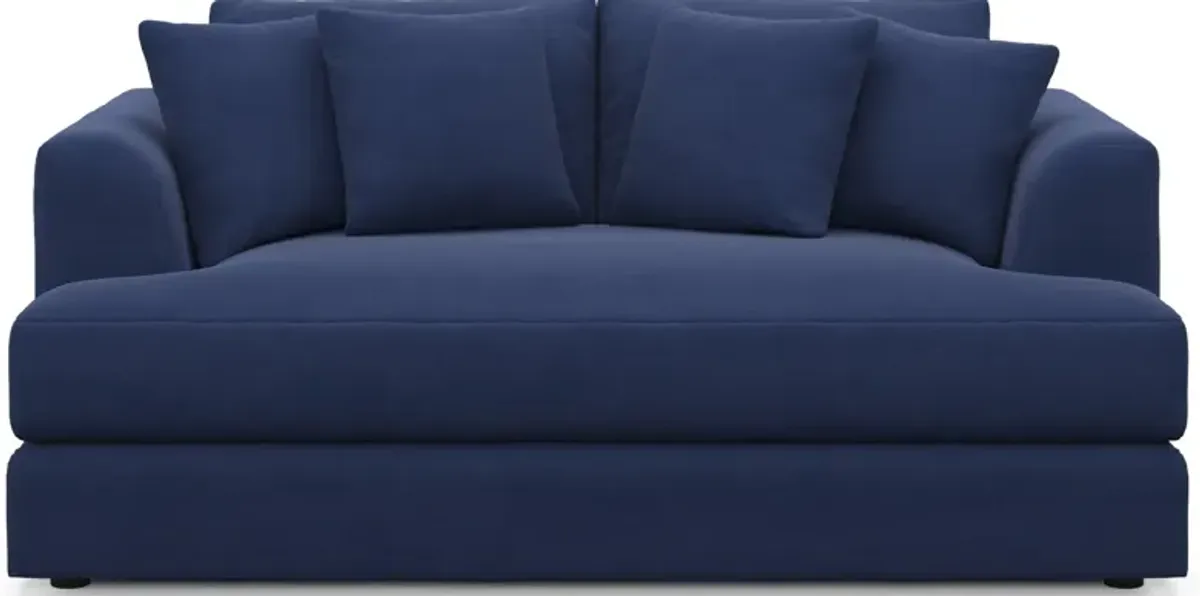 Ridley Foam Comfort Sofa and Loveseat Set - Abington Indigo