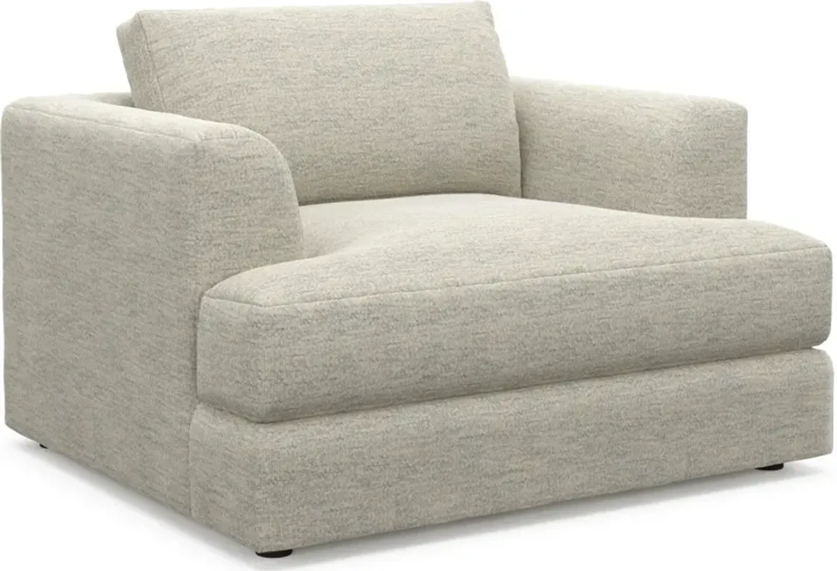 Ridley Foam Comfort Sofa, Loveseat, and Chair Set - Merino Chalk