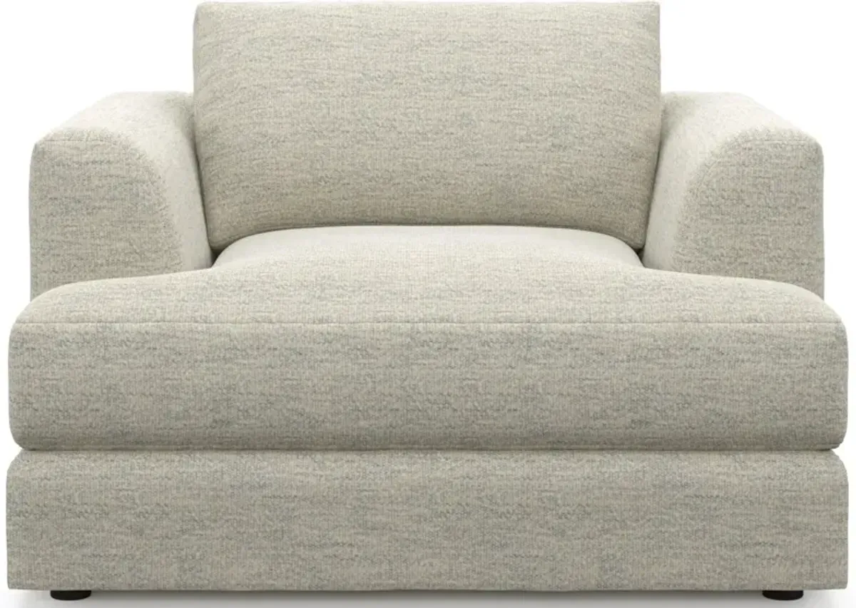 Ridley Foam Comfort Sofa, Loveseat, and Chair Set - Merino Chalk