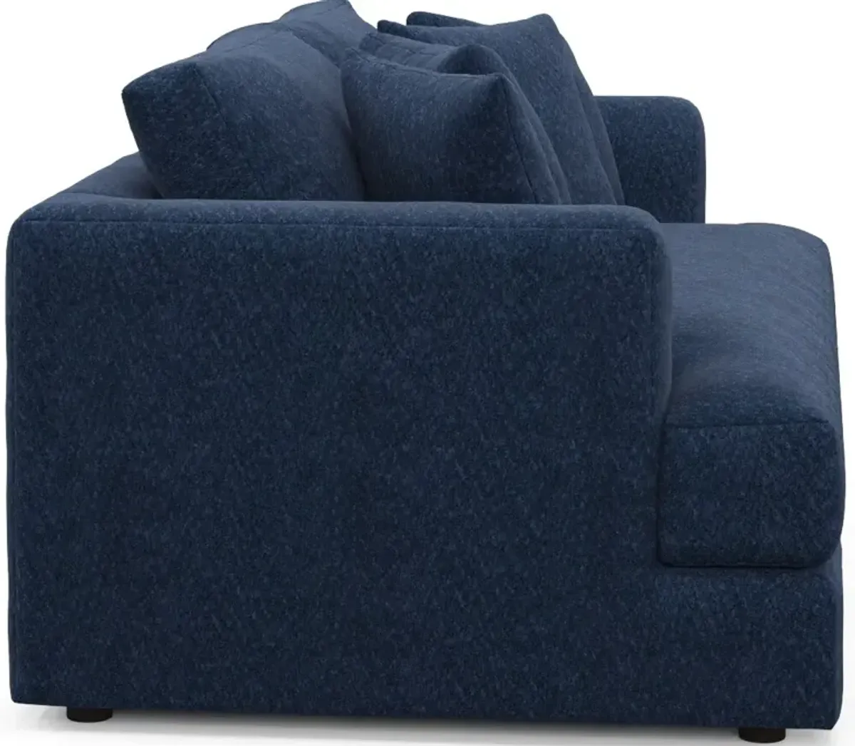 Ridley Foam Comfort Sofa, Loveseat, and Chair Set - Oslo Navy