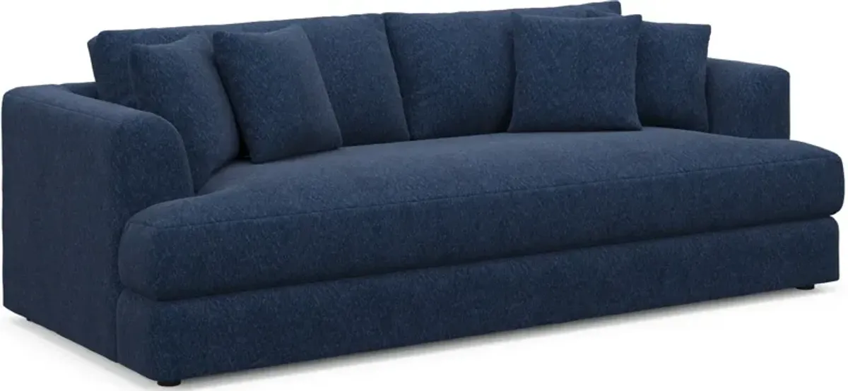 Ridley Foam Comfort Sofa, Loveseat, and Chair Set - Oslo Navy