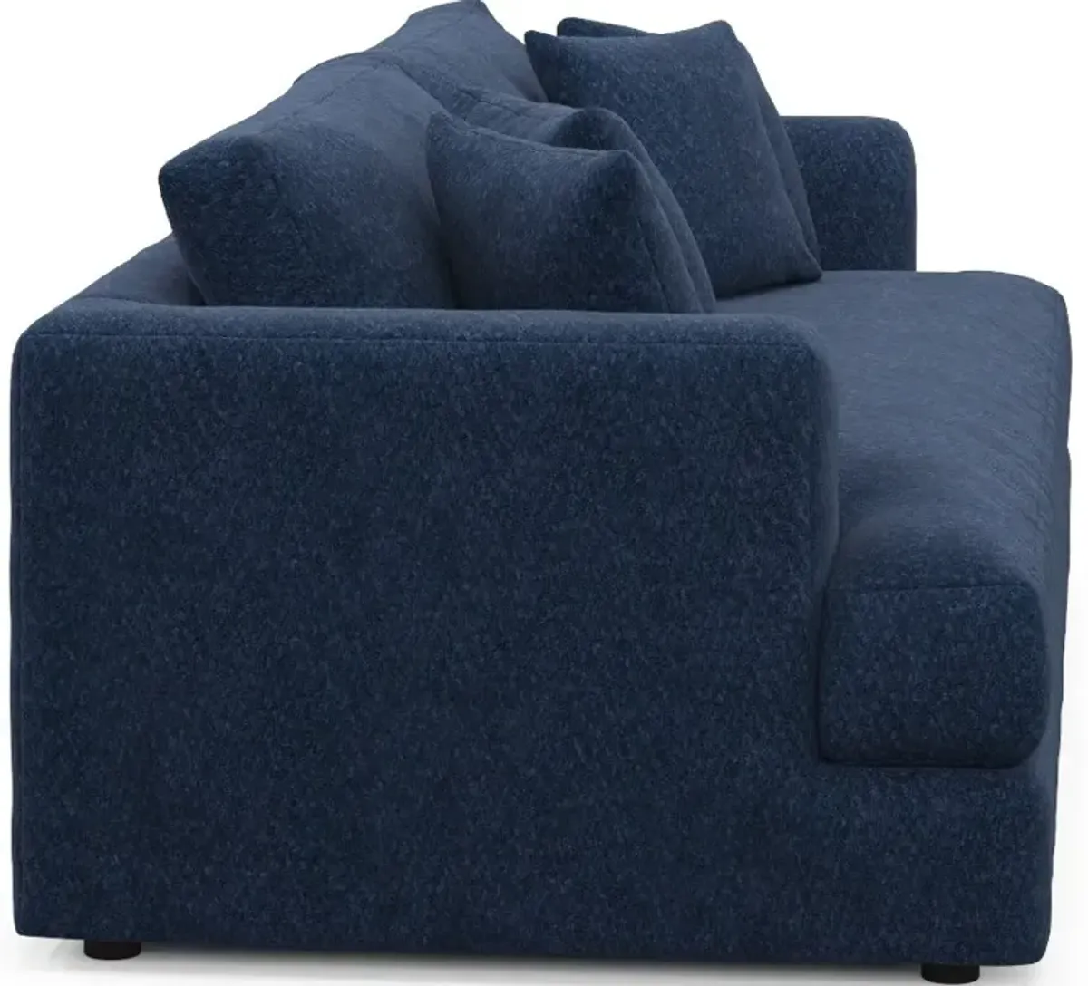 Ridley Foam Comfort Sofa, Loveseat, and Chair Set - Oslo Navy