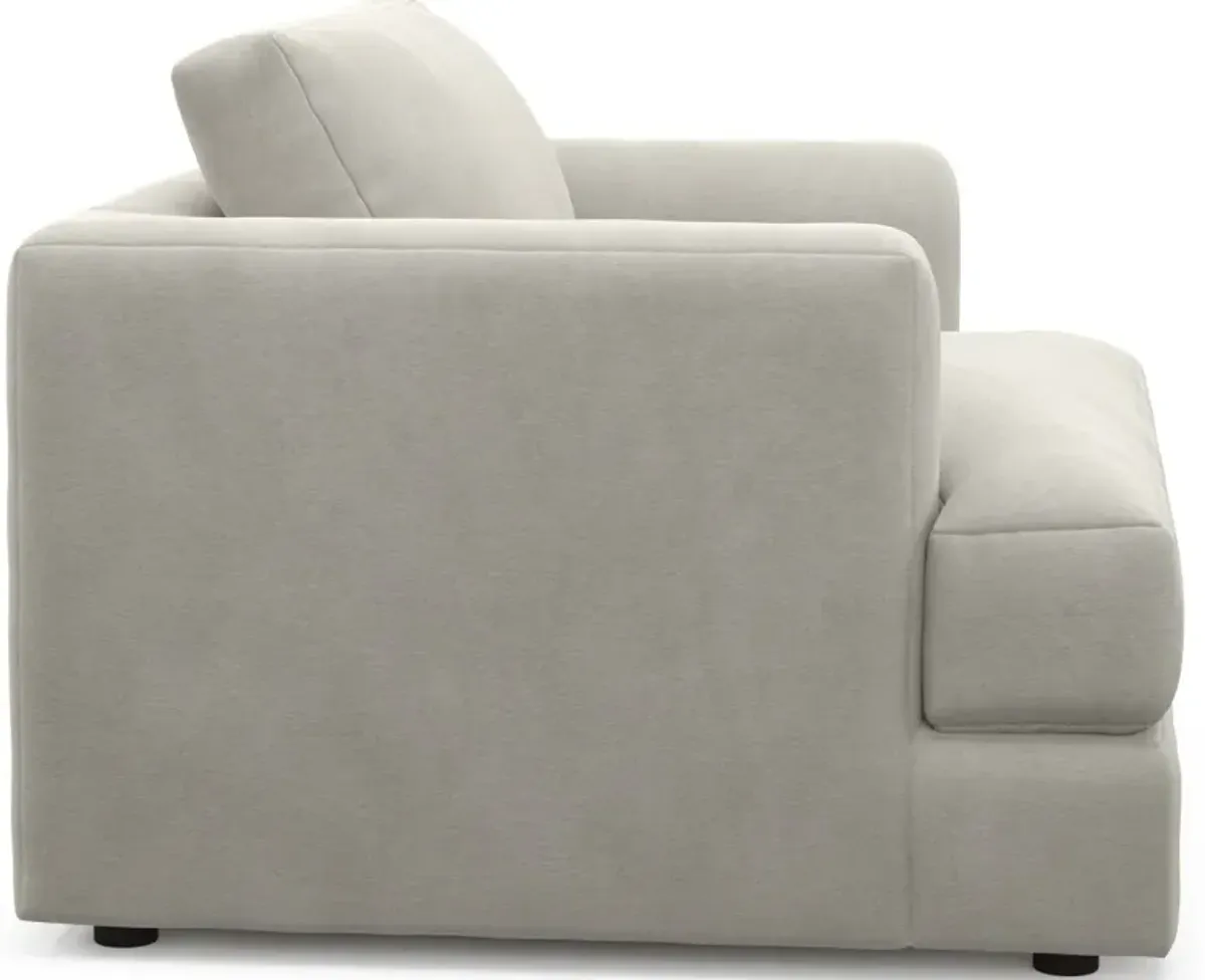 Ridley Foam Comfort Sofa, Loveseat, and Chair Set - Laurent Beach