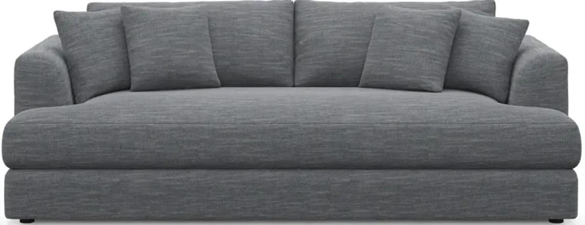 Ridley Foam Comfort Sofa, Loveseat, and Chair Set - Dudley Indigo