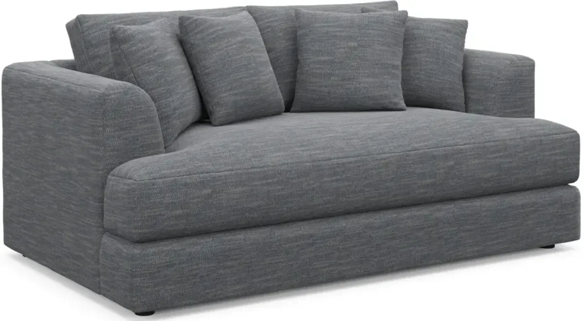 Ridley Foam Comfort Sofa, Loveseat, and Chair Set - Dudley Indigo