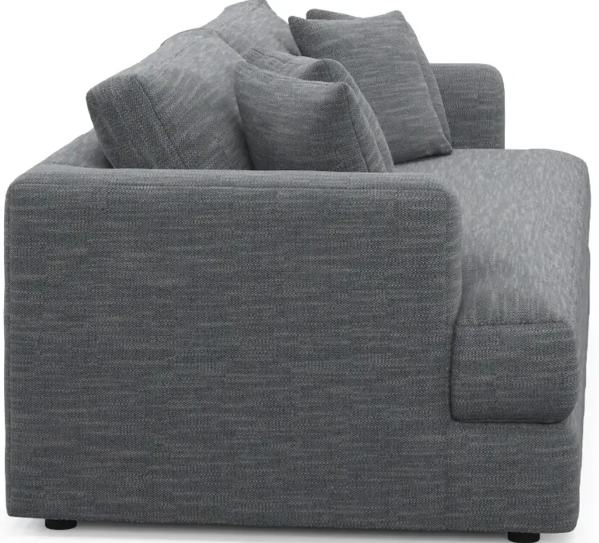 Ridley Foam Comfort Sofa, Loveseat, and Chair Set - Dudley Indigo