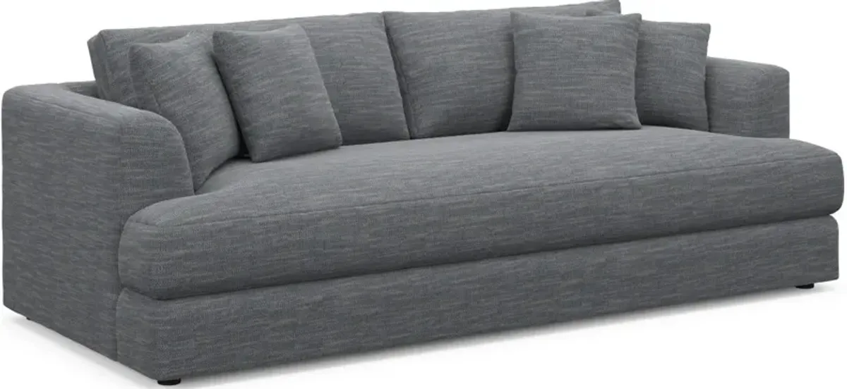 Ridley Foam Comfort Sofa, Loveseat, and Chair Set - Dudley Indigo