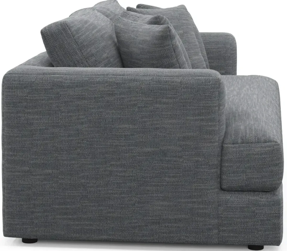 Ridley Foam Comfort Sofa, Loveseat, and Chair Set - Dudley Indigo