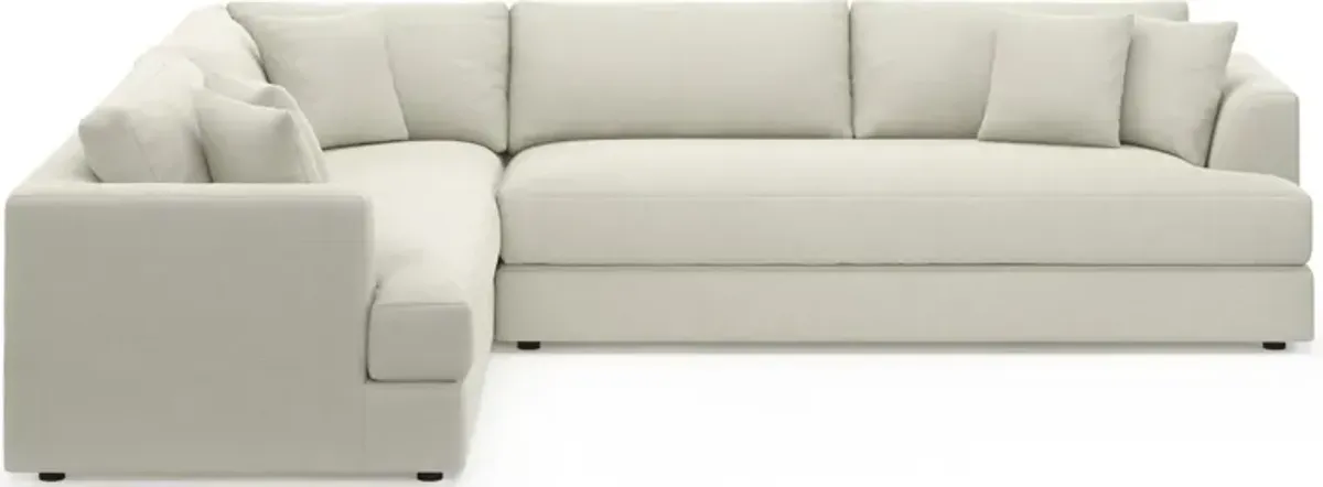 Ridley Foam Comfort 2-Piece Sectional with Right-Facing Sofa - Anders Ivory