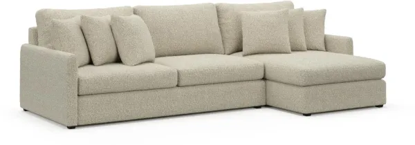 Jaden Foam Comfort Sectional - Bloke Cotton
