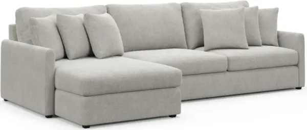 Jaden Foam Comfort Sectional - Burmese Granite