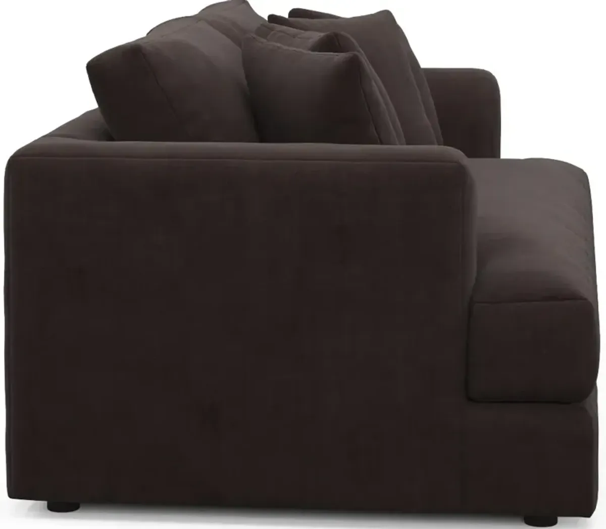 Ridley Hybrid Comfort Loveseat - Merrimac Dark Brown