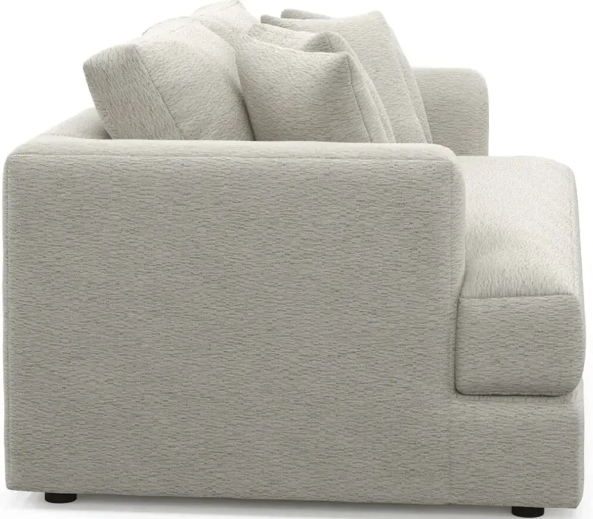 Ridley Hybrid Comfort Loveseat - Everton Grey