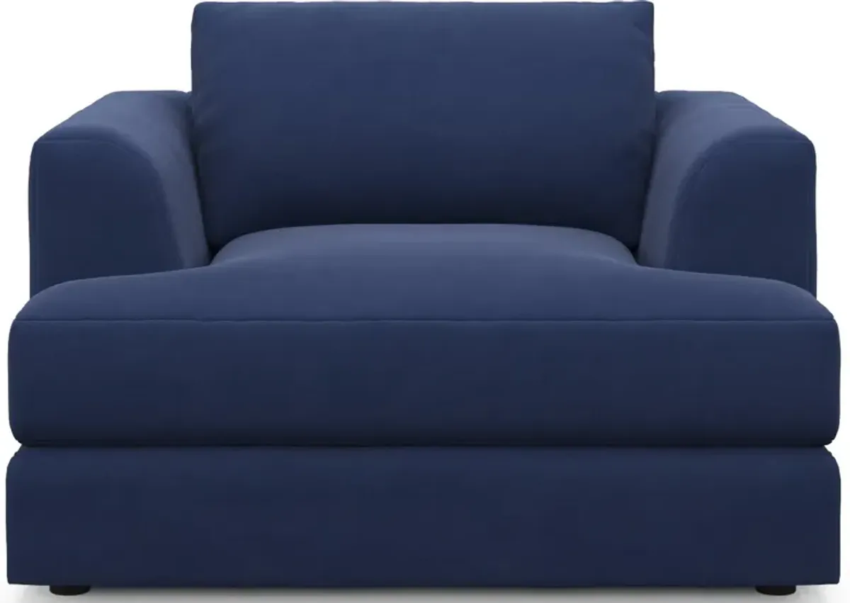 Ridley Hybrid Comfort Sofa and Chair Set - Abington Indigo