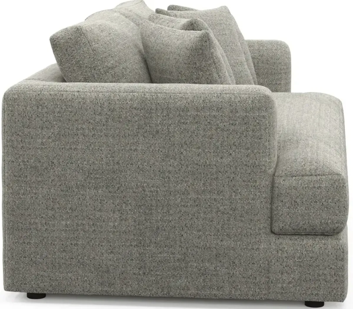 Ridley Hybrid Comfort Sofa and Loveseat Set - Pandora Pepper