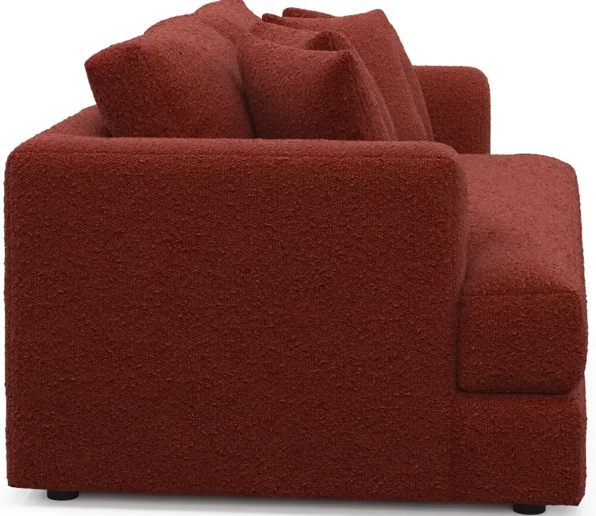 Ridley Hybrid Comfort Sofa, Loveseat, and Chair Set - Bloke Brick