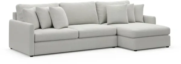 Jaden Hybrid Comfort Sectional - Oslo Snow