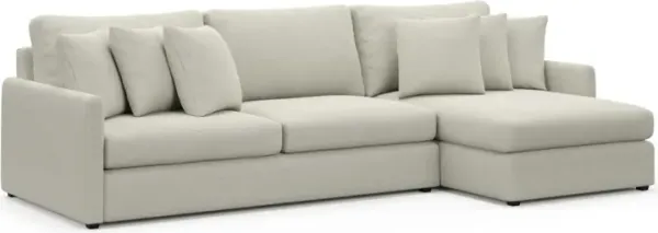 Jaden Hybrid Comfort Sectional - Anders Ivory