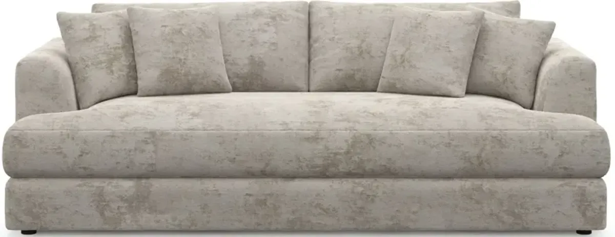 Ridley Hybrid Comfort Sofa, Loveseat, and Chair Set - Hearth Cement