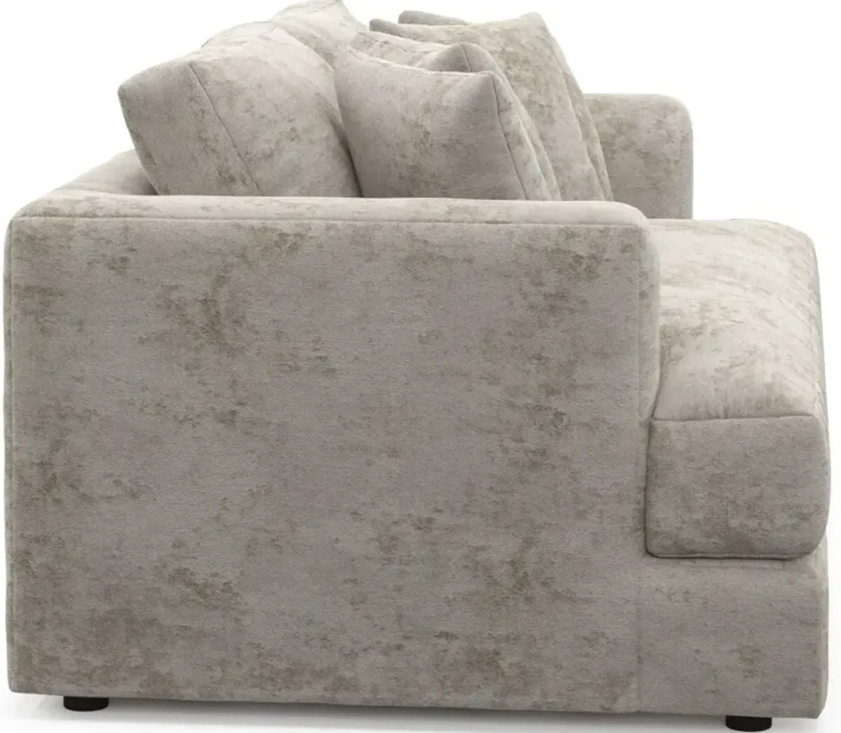 Ridley Hybrid Comfort Sofa, Loveseat, and Chair Set - Hearth Cement