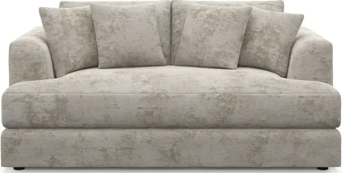 Ridley Hybrid Comfort Sofa, Loveseat, and Chair Set - Hearth Cement