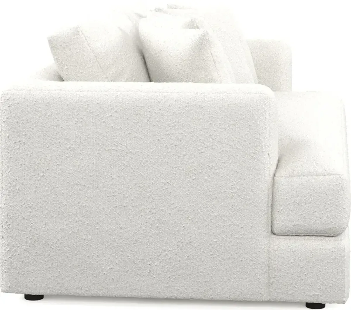 Ridley Hybrid Comfort Sofa, Loveseat, and Chair Set - Bloke Snow