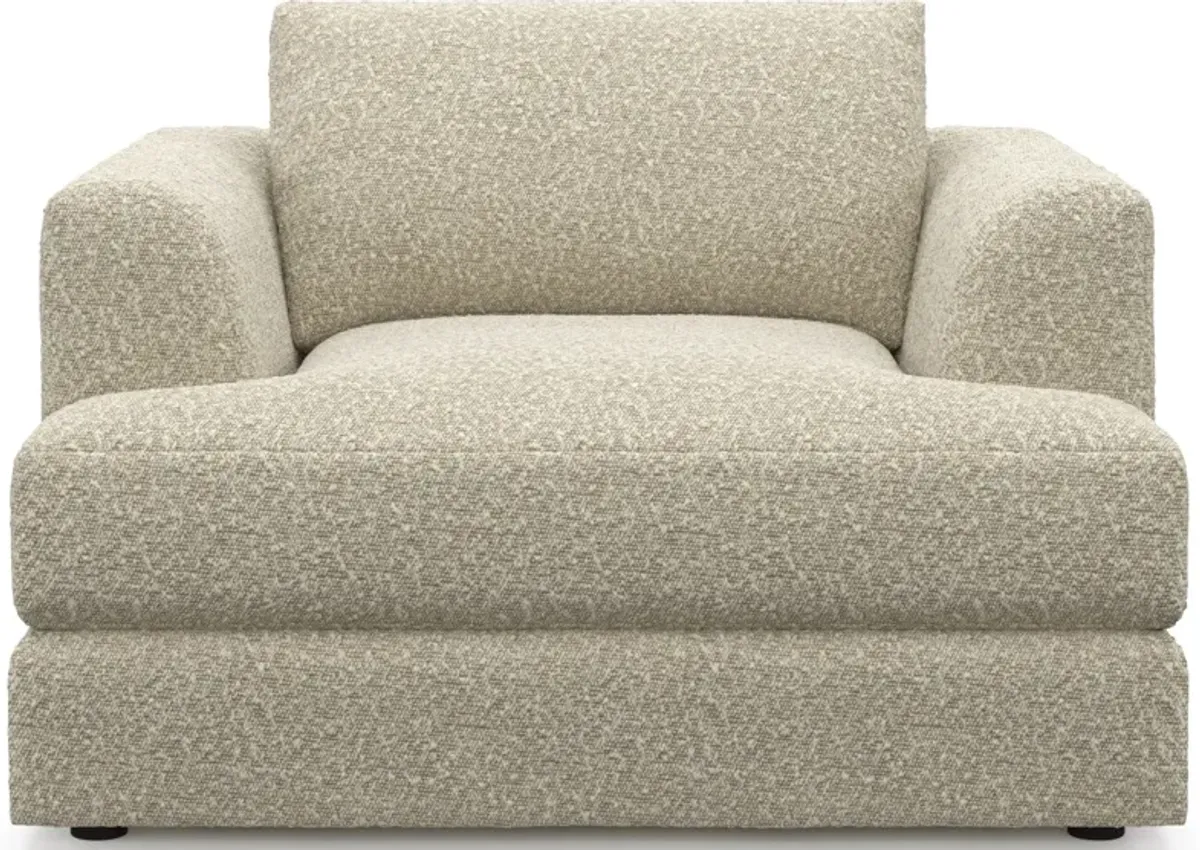 Ridley Hybrid Comfort Sofa, Loveseat, and Chair Set - Bloke Cotton