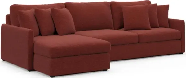 Jaden Hybrid Comfort Sectional - Bloke Brick