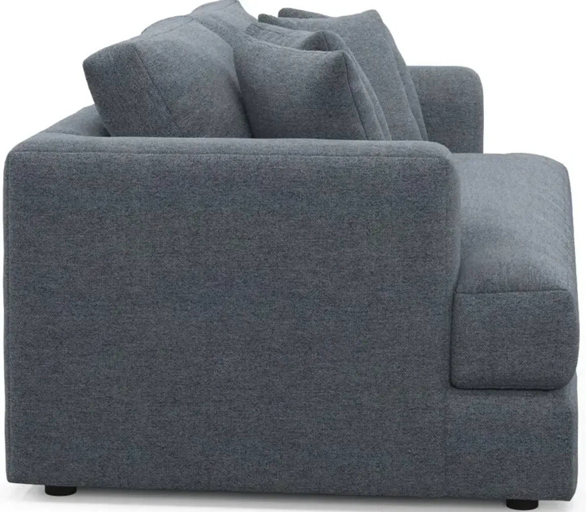 Ridley Foam Comfort Sofa and Loveseat Set - Bridger Navy