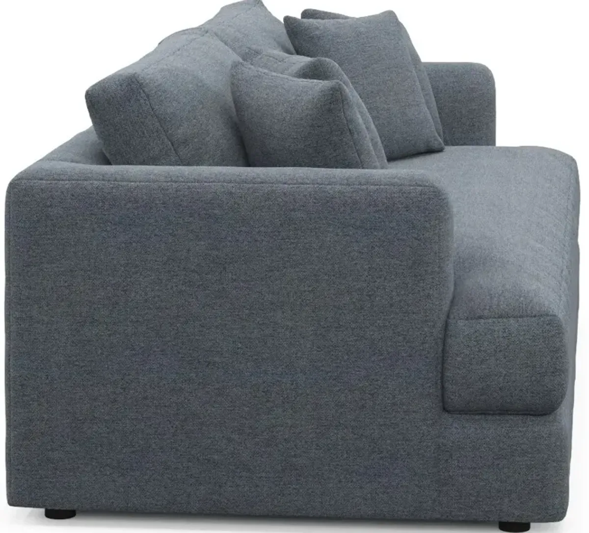 Ridley Foam Comfort Sofa and Loveseat Set - Bridger Navy