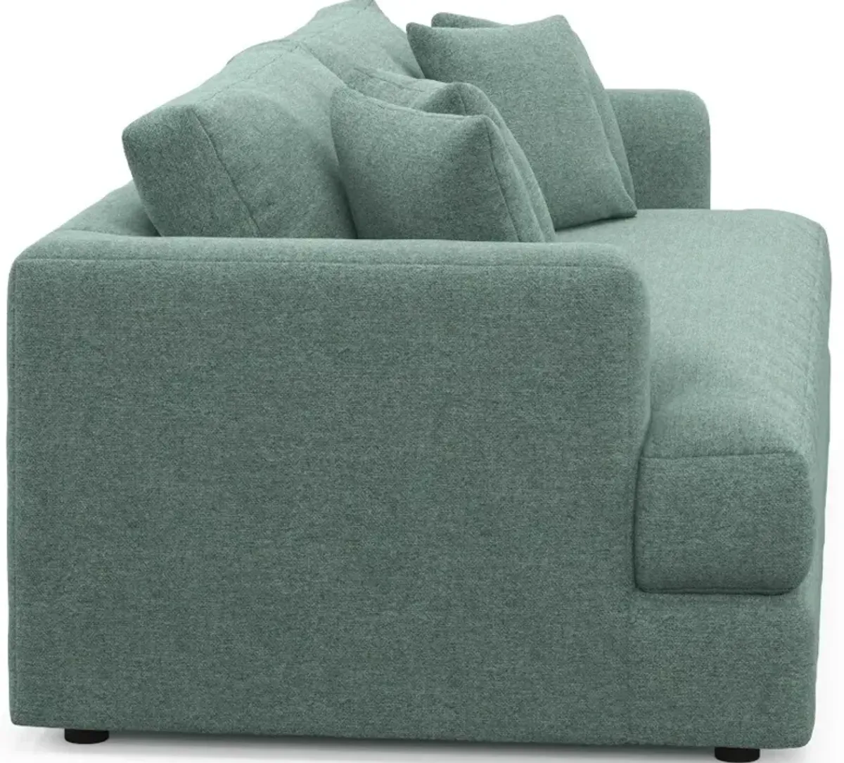 Ridley Foam Comfort Sofa and Loveseat Set - Bridger Jade