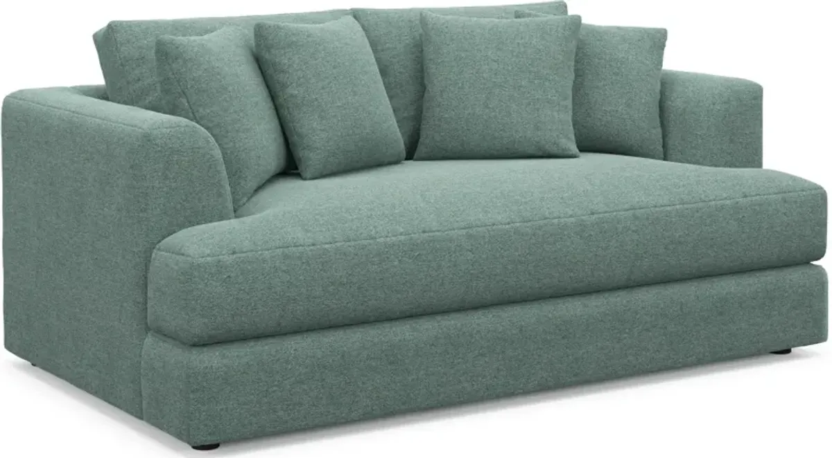 Ridley Foam Comfort Sofa and Loveseat Set - Bridger Jade