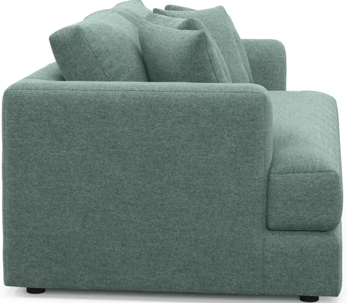 Ridley Foam Comfort Sofa and Loveseat Set - Bridger Jade