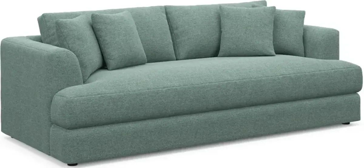 Ridley Foam Comfort Sofa and Loveseat Set - Bridger Jade