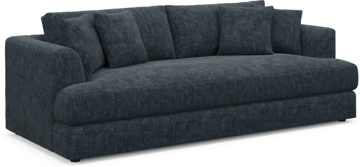 Ridley Foam Comfort Sofa and Loveseat Set - Argo Navy