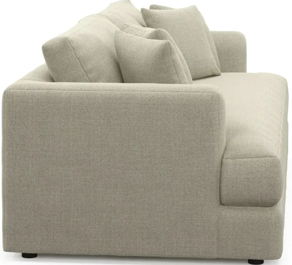 Ridley Foam Comfort Sofa, Loveseat, and Chair Set - Broderick Charcoal