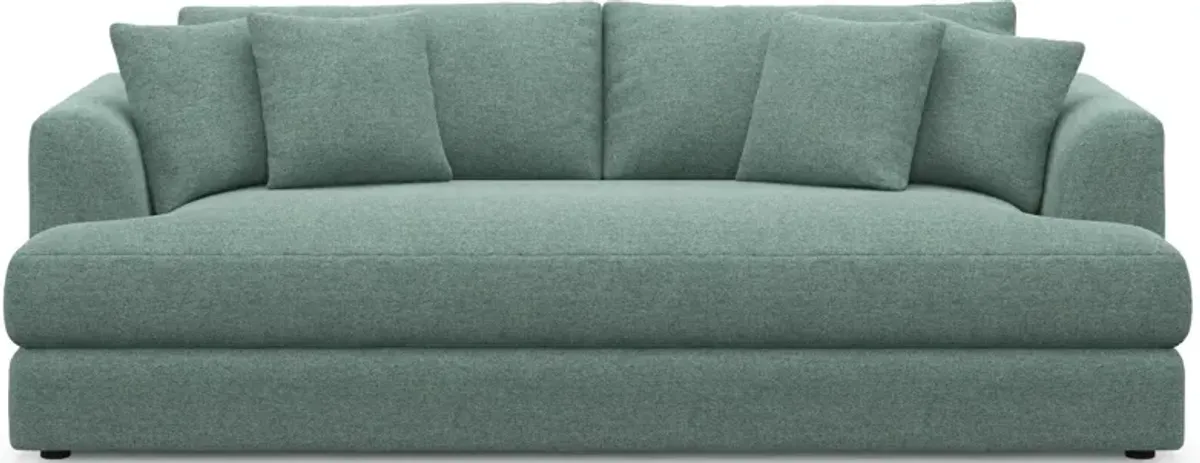 Ridley Foam Comfort Sofa, Loveseat, and Chair Set - Bridger Jade