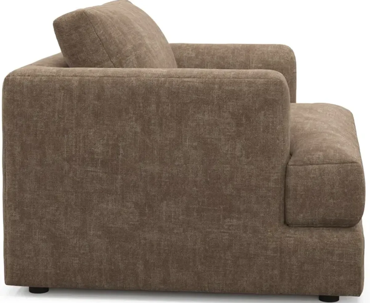 Ridley Foam Comfort Sofa, Loveseat, and Chair Set - Argo Java